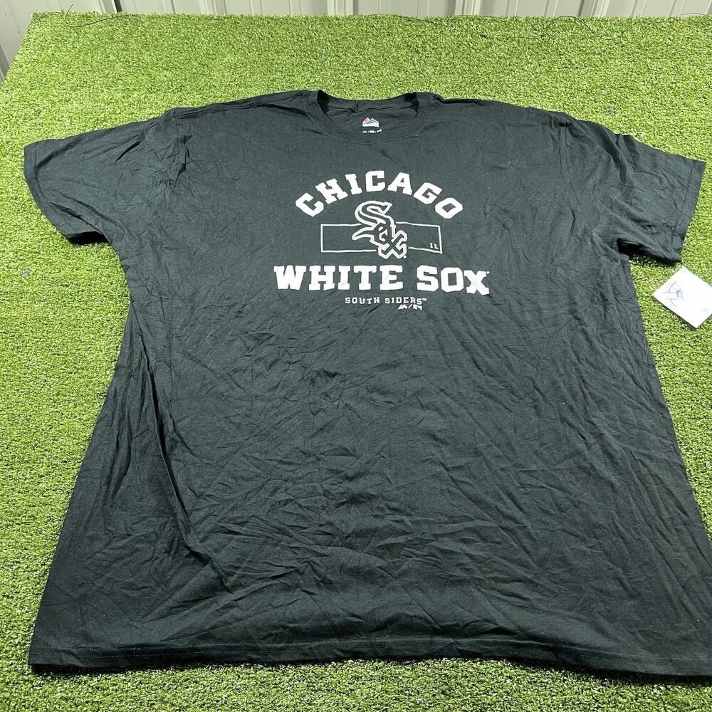 Chicago White Sox Men’s 3XL Black T Shirt Majestic NWT